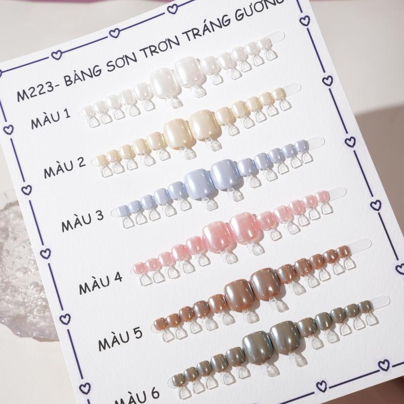 M223 Kimsu Nail box - Nail chân giả Tráng Gương Ngọc Trai