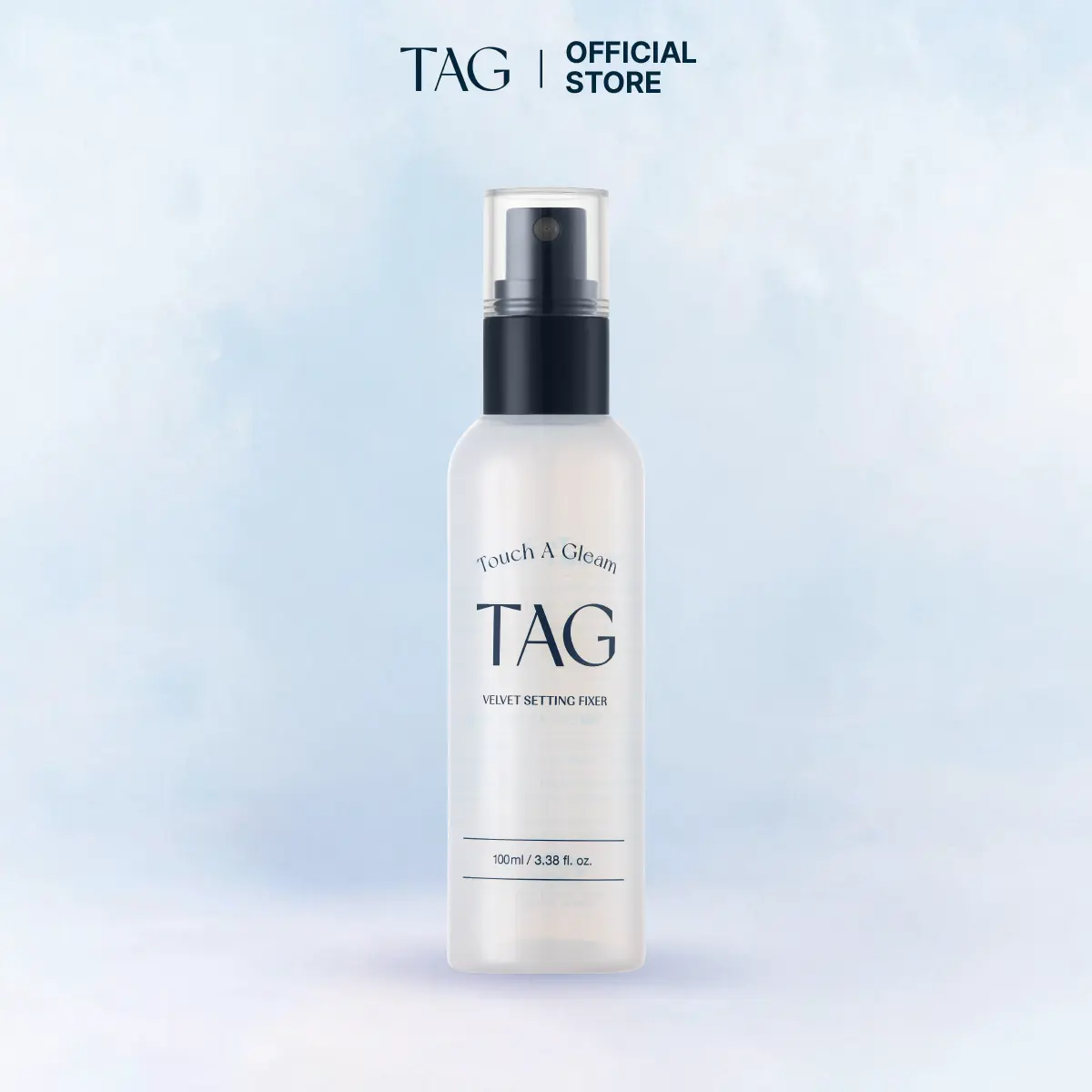 TAG Velvet Setting Fixer 100ml - Setting Spray Makeup Tahan Lama Blur Effect Fine Mist Oil Control BPOM