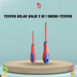 Tespen Bolak Balik 2 in 1 Obeng + Tespen Magnet Murah obeng  magnet