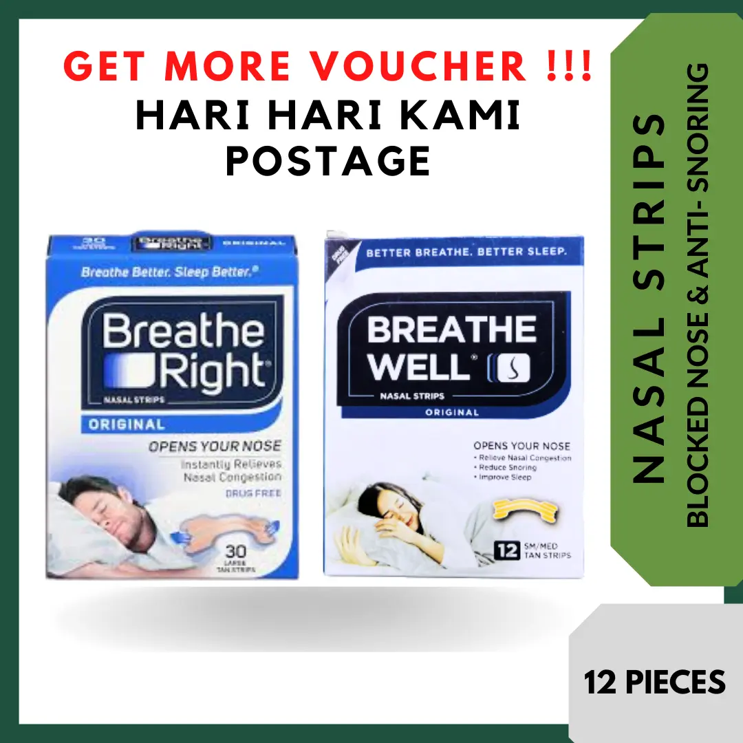 Breathe Well / BREATHE RIGHT Nasal Strips ADULT & KIDS