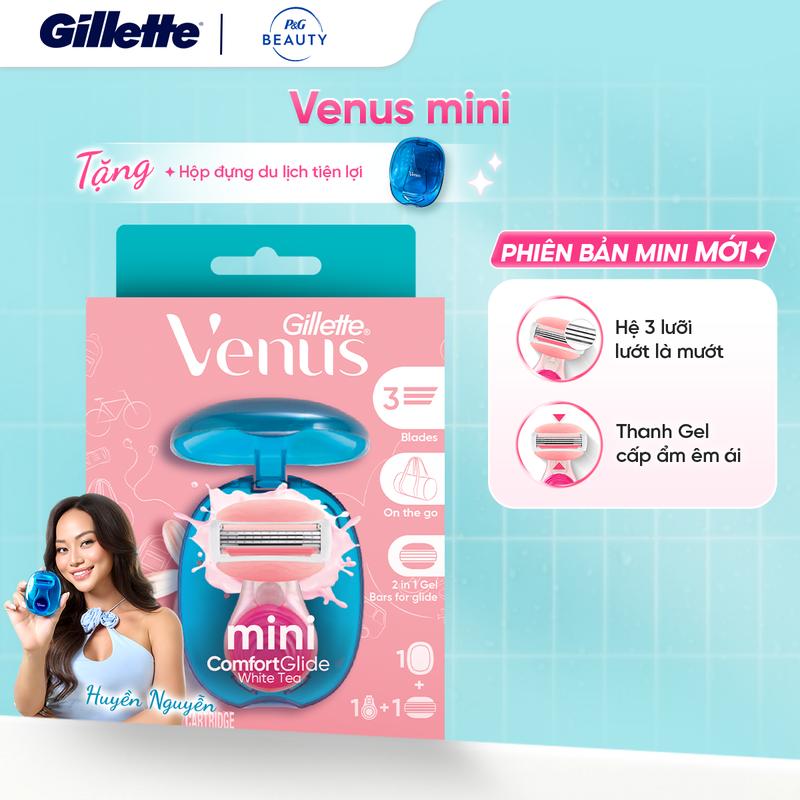 Dao cạo Nữ GILLETTE Venus Mini Comfort Glide White Tea