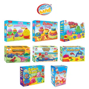 Magic Sand Istana Pasir Dream Castle Kue Mangkok Birthday Party Satwa Laut Dinosaurus Dunia Laut Safari Sand Trucky The Jungle Alphabet Sand Lovely Cake Ice Cream Cone Flurry Kebun Binatang Pasir