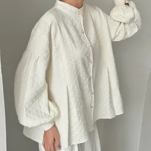 Alaia Top | Atasan Wanita Casual | Puffy Sleeves | Blouse Lengan Balon | Textured Fabric | Gracias Label