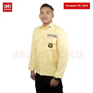 DND UNIFORM 2 - KEMEJA KERJA LAPANGAN BAHAN GAIA NEO PREMIUM KERAH CREAM