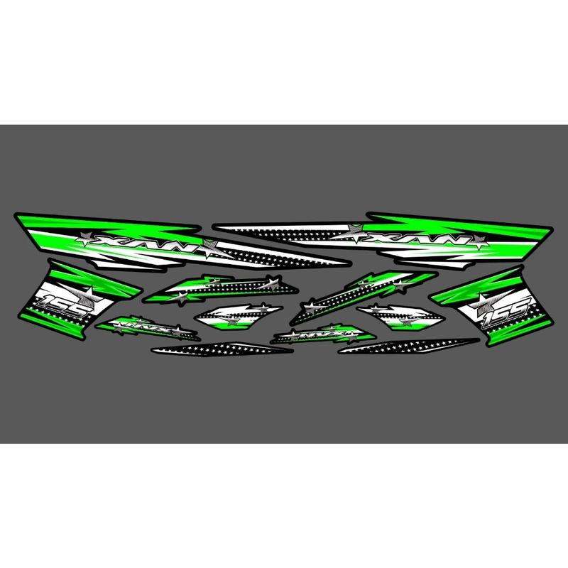 STICKER ALL NEW AEROX CONNECTED NVX 155 HOLOGRAM EDITION DESIGN 5
