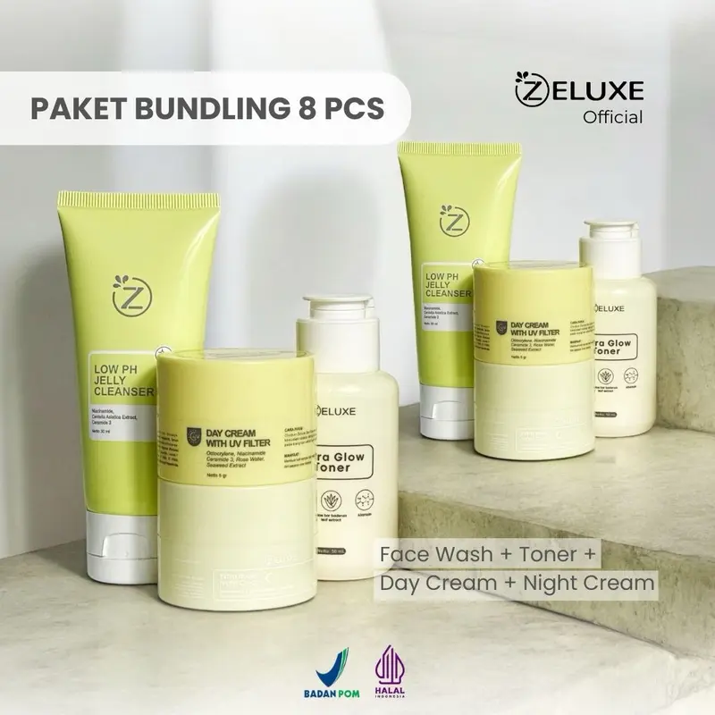 [2 PAKET] BUNDLING 2 PAKET ZELUXE BOOSTER PENCERAH WAJAH 0