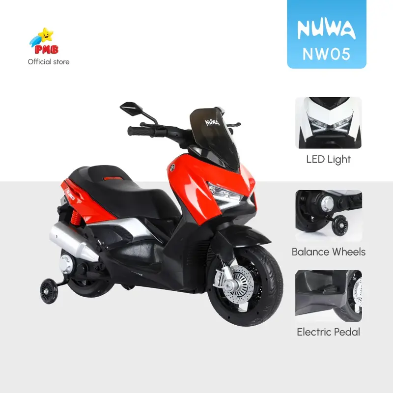 Mainan Anak Motor Aki Nuwa NW05 – PMB Toys | Motor Aki Anak | Mainan aki anak | Motoran aki anak | Kado anak | Kado ultah anak | Kado ulang tahun anak 0