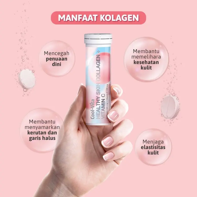 Cool-Vita Minuman Larut Rasa Buah Peach 60 tablet 5