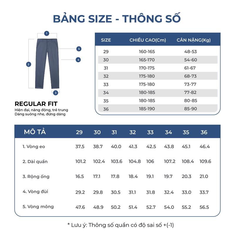 OWEN - Quần khaki Nam Regular Fit QKR241202 Màu sắc Đen 29.2% rayon 47.1% polyester 21% renu 2.7% lycra  Hoạ tiết Trơn Menswear 4