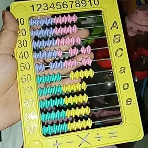 Sempoa Sengpoa Suipoa Abacus Moshi Single Tone Mainan Edukasi Anak Hitung Aritmatika Warna Pastel