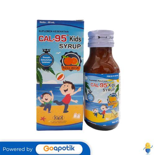 Gambar CAL-95 KIDS SYRUP ISI 60 ML BOTOL dari Apotek Golden Sehat by GoApotik Kota Bekasi Tokopedia