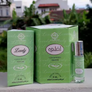 BEST SELLER PARFUM LOVELY 1 BOX ISI 6 NON ALKOHOL ORIGINAL NAZILA PERFUME UNISEKS PRIA WANITA PARFUM TAHAN LAMA Wangi Silver