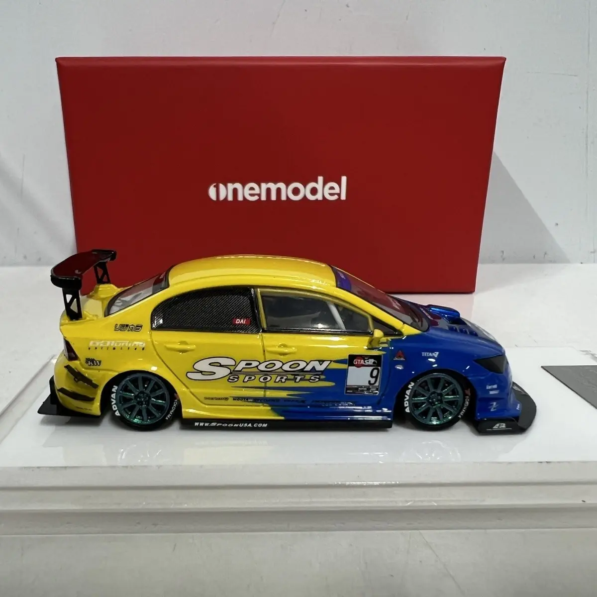 Onemodel 1 64 Honda FD2 Type R resin car model brand new Alloy Diecast Collection