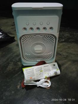 Product Review of 【LIVE】[ORANTOL]Kipas pelembab 5 lubang Kipas sirkulasi udara Dapat menambahkan air dan kipas pendingin udara es kipas  karakter kipas  labubu kipas  angin viral from Y**i 1