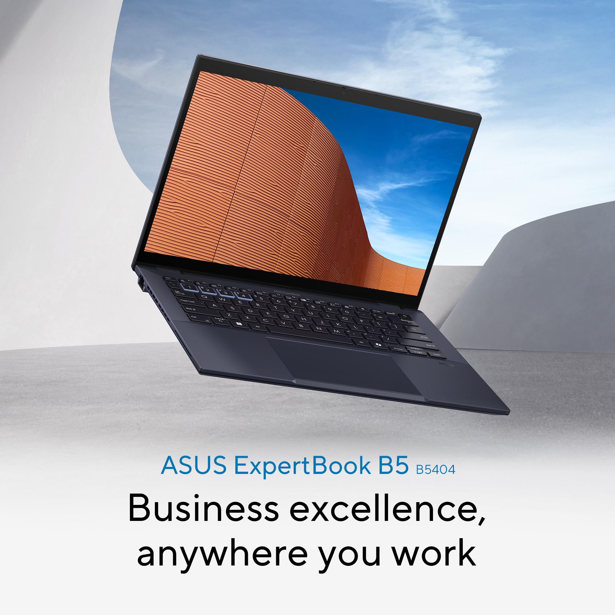ASUS ExpertBook B5 [B5404CMA-QN5150X] Ultra 5-125H 16GB 512GB Windows 11 Pro Warranty 3YOS + Free Mouse Wireless 14" WQXGA AG IPS 500nits DCIP3:100% 120Hz