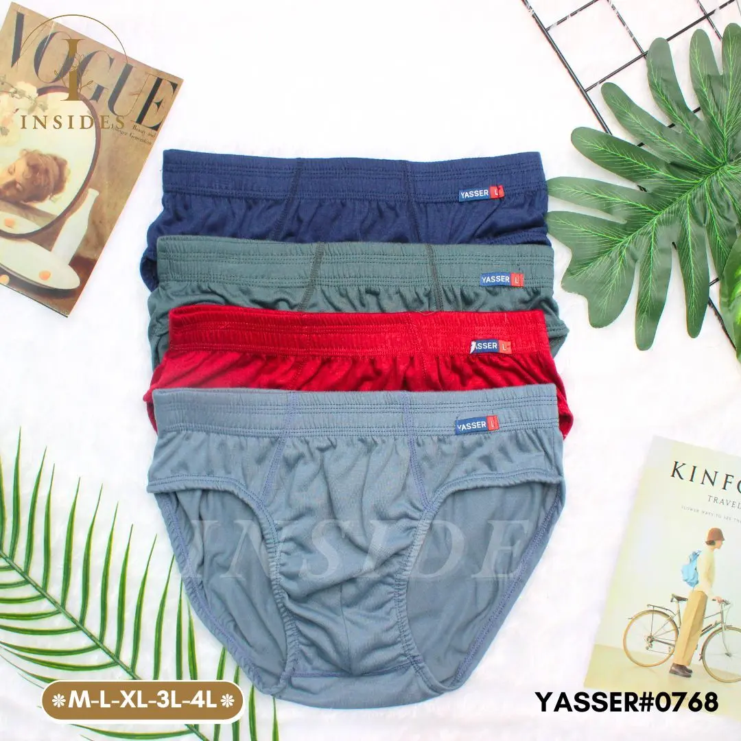 (12Pcs) CELANA DALAM PRIA YASSER 0768 CD LAKI LAKI SPORTY BASIC GROSIR MURAH PREMIUM Dewasa Nyaman