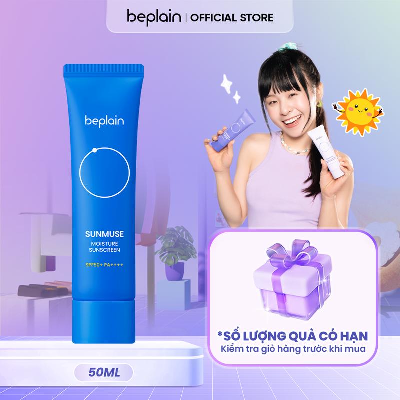   LS  BEPLAIN Kem Chống Nắng Hoá Học Dưỡng Ẩm Sunmuse Moisture Sunscreen SPF50+ PA++++ 50ml 