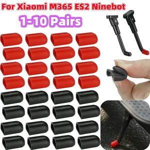 10-1Pair Scooter Silicone Kickstand Foot Support Protective Cover Footrest Sleeve for XIAOMI M365 ES2 Ninebot Electric Scooter