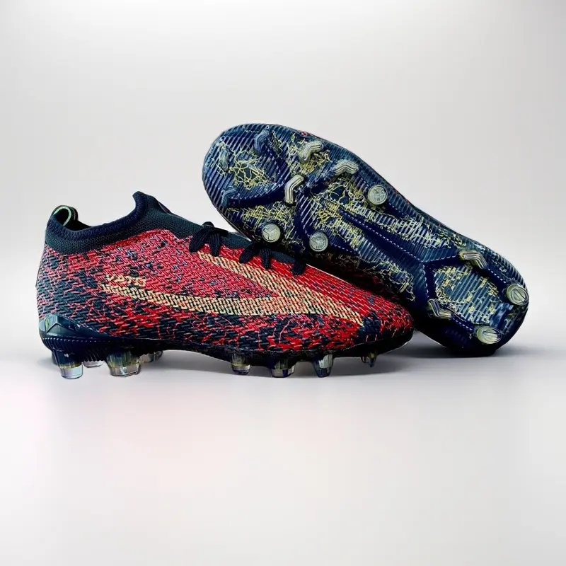 Sepatu Bola Original Zevma Vato Elite .1 Black Red Gold IC 7