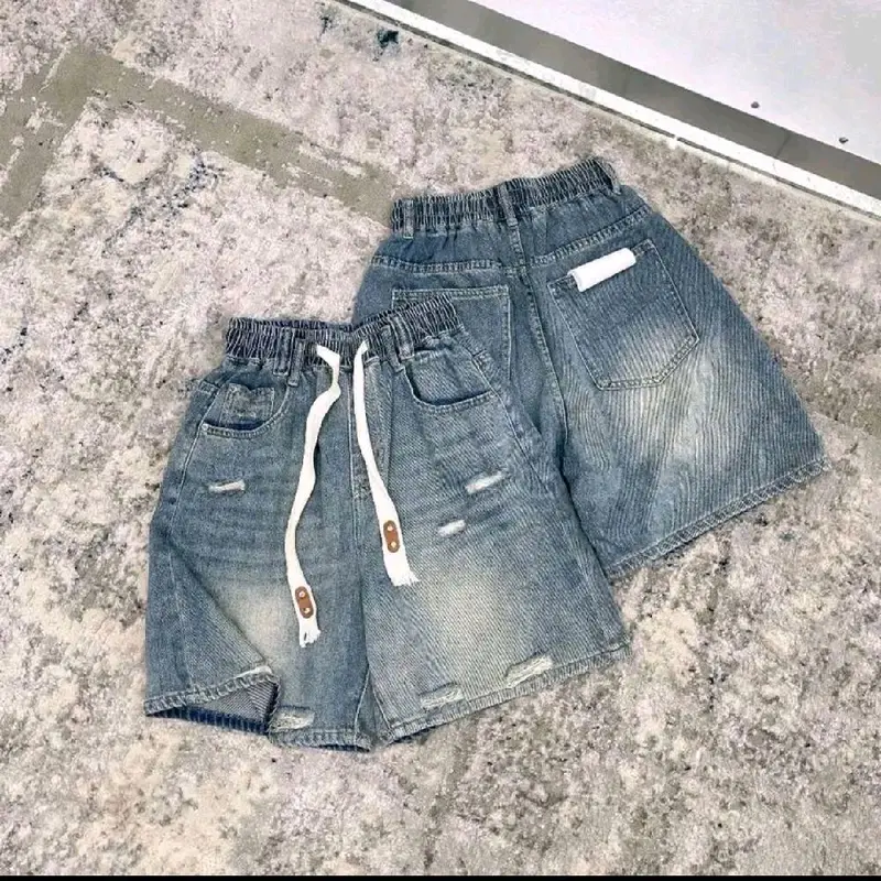[ 38-95kg ] Quần Jean Ngố Nữ Chất Bò Thổ Dáng Ngố,  Cạp Chun Mặc Trẻ Trung Năng Động Bigsize Đến 95kg 4
