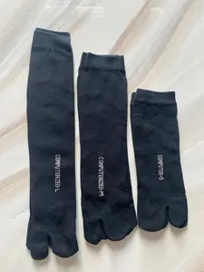 kaos kaki wanita muslimah jempol Bahan Nilon Hitam ukuran S/M/L non kemas