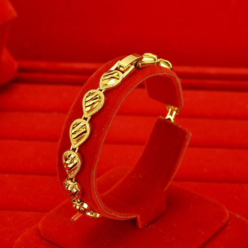 Product Introduction of Copper gold-plated watch chain, Geely bracelet, gold-plated accessories, non fading, non peeling alarm jewelry -24H shipping, free gift jewelry box 25