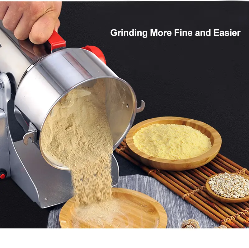 800g grinder Stainless steel grain grinder is suitable for commercial household food grinding mill