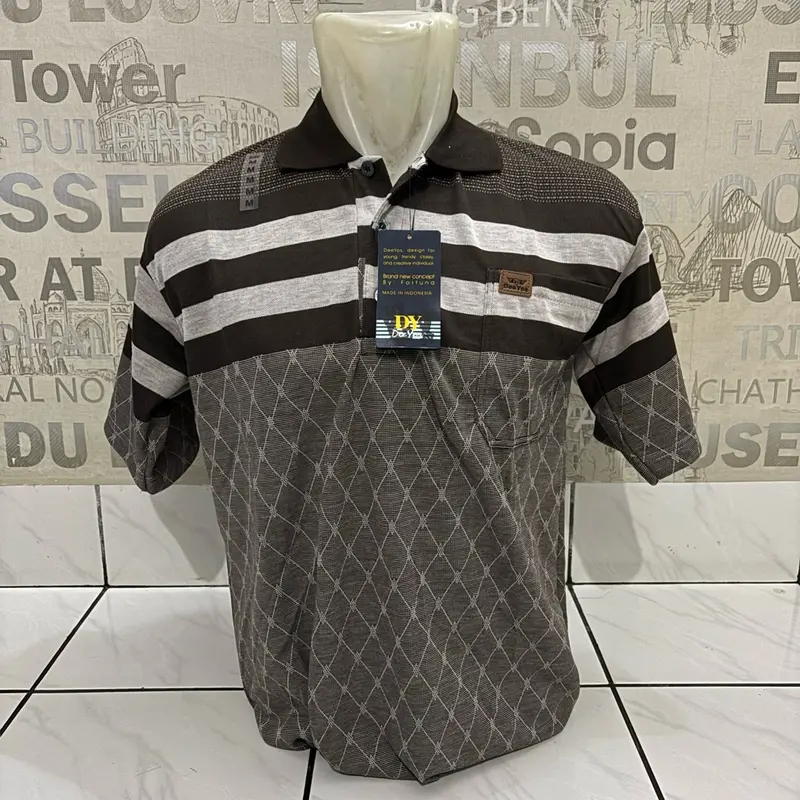 Kaos Berkerah Wangki Orang Tua Kaos Bapak Bapak Premium Deeyos 2