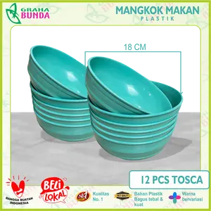 Paket Mangkuk 3PCS / 6 PCS / 12 PCS / Mangkuk Besar Diameter 18 CM / Mangkok Plastik / Mangkuk Sop