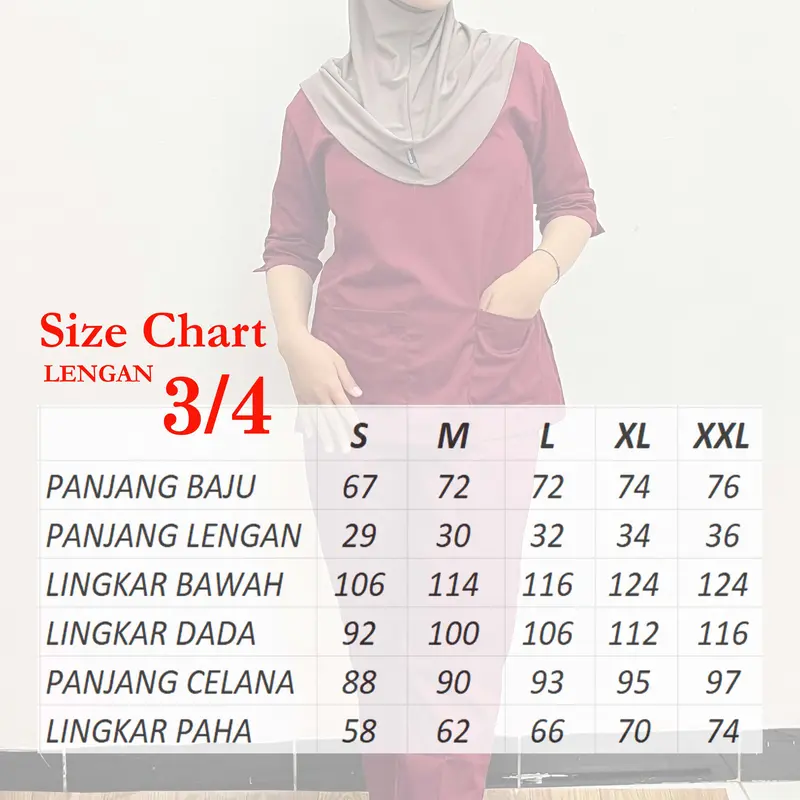 Baju OK Lengan 3/4 One set Jaga Perawat Nakes Pakaian Seragam Kerja Bidan Dokter Bahan American Drill 4