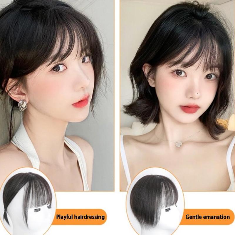 Product Introduction of Kẹp Tóc Tóc Mái Giả, Tóc Mái Giả, Kẹp Tóc Mái Hói, Kiểu Tổng Hợp, Mái Hói, Tóc Giả, Tóc Mái, A6H8 17
