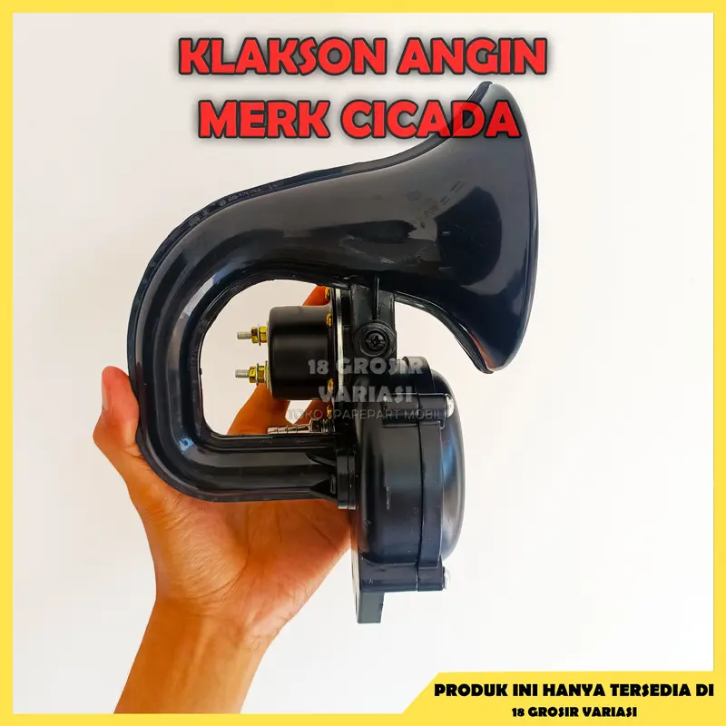 TUTUP BESI Klakson CICADA Scania Volvo | Klakson Keong 12/24V Untuk Truk Pick Up Bus, Canter, Elf 5
