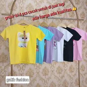 100k isi 4 pcs kaos anak premium adem tebal lembut tidak menerawang