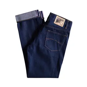 Transworld Celana Denim Selvedge 13,5 Oz Accent Azura Blue