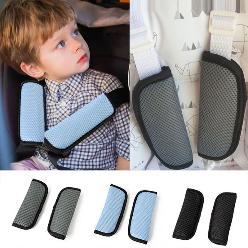 1Pair Harness Soft Safe Padding Car Shoulder Sheath Protection Cover Child Safety Seat Belt Cover Cushion 1