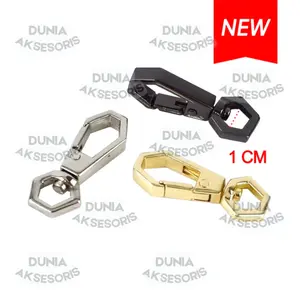 Aksesoris Tas Ring Kaitan Lobster 1 cm (PREMIUM) / Cantolan / Gaitan / Kewkew - Aksesoris Tas (IMPORT)