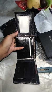 Product Review of BOSTANTEN Dompet Pria Koin Ritsleting Kulit PU Tiga Kali Lipat Hitam/Coklat/Kopi from b**w 3
