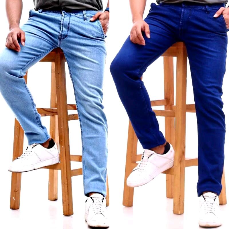 Celana Jeans  Stretch Pria Model Skinny Distro Hitam - Ukuran 27-38 - Panjang, Fit, Slim, Slimfit, Cowok, Denim 0