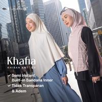 Gambar JILBRAVE Khafia Khiban Anti UV Hijab French Square Semi Instan Inner Bandana Adem Syar'i - CREAM dari Jilbrave Shop Kota Bogor 1 Tokopedia