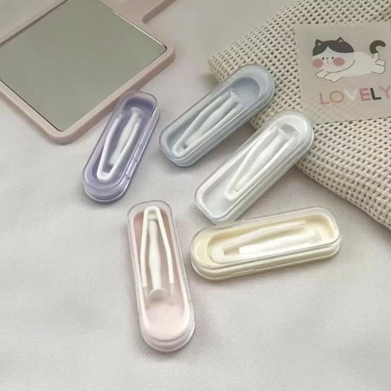 (GROSIR TERMURAH) PENJEPIT SOFTLENS & KOTAK SOFTLENS / Jepitan Softlens / Penjepit Soflen / Spatula Softlens / Alat Pasang Softlens / ACCCOOL 4