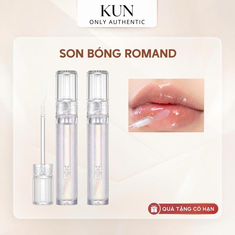 Son Romand Glasting Water Gloss Tint Bóng màu #00 Meteor Track Nhũ Không Màu Cosmetic Mỹ Phẩm