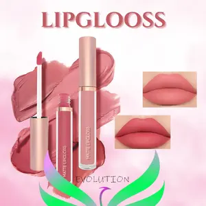 MIRSIST Matte Lip Gloss Beludru Matte Lip Gloss Tidak Memudar Lipstik Pelembab Tahan Lama XX108