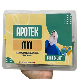 Paket Standar, Isian 12 macam+Box+Sticker, Paket Lengkap, Gift ulangtahun Emergency box, Hadiah ulang tahun