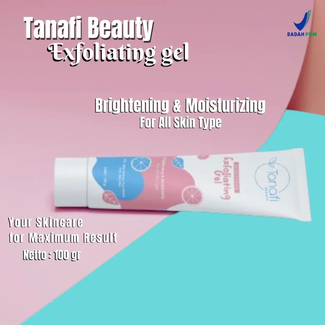 Tanafi Beauty Gel Exfoliasi Wajah Untuk Wanita Pria With Niacinamide Mengangkat Sel Kulit Mati Smooth Brightening Skincare Peeling Face Scrub Eksfoliasi Pencerah