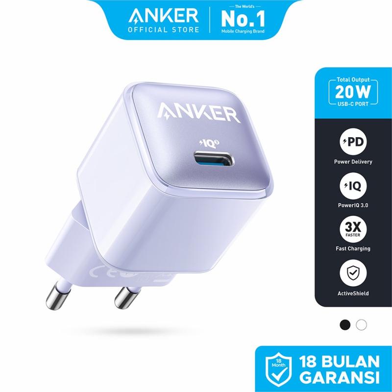 Anker Charger 20W Nano Pro 511 USB Type C PD IQ - A2637 1