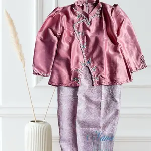 Baju Kurung Melayu!! Baju kurung anak set rok songket Fashion
