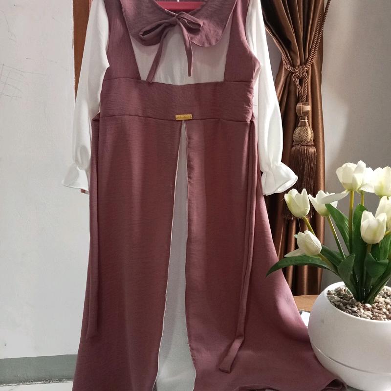 GAMIS ARSYLA CHIFA KIDS ANAK PEREMPUAN CRINKLE AIRFLOW 3-11 TAHUN 7