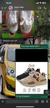 Product Review of Zealo.Shoes 343 Sepatu Sneakers Wanita Fashion Shoes Sport Shoes Sepatu Kets Karet Tali Casual Olahraga Cewek Kasual from A**p 2