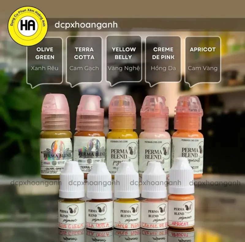 Perma mực lên màu tự nhiên cho làm đẹp Cosmetic Mỹ Phẩm Son Môi Nữ Trang Điểm 5