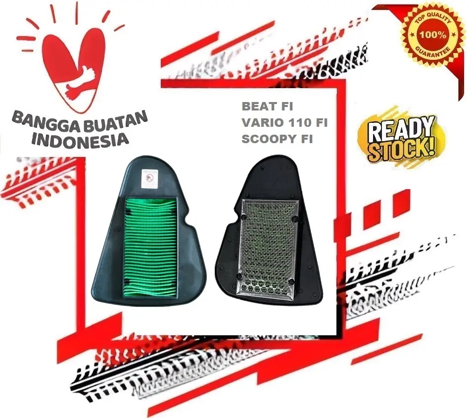 Filter Saringan Udara Foto Beat F1, Scoopy F1, Scoppy ESP, Beat POP, Vario 110 F1 Motorcycle